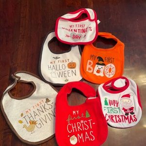 My first holiday bibs